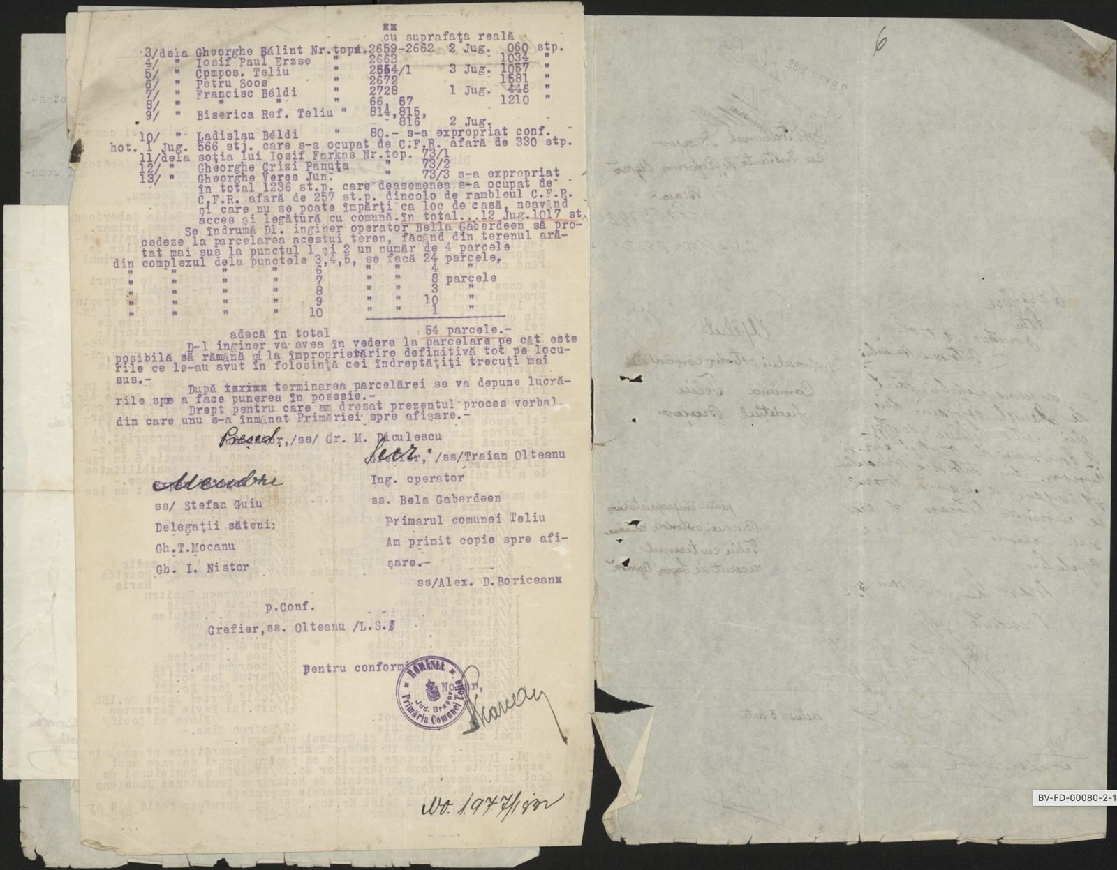 Fila 9 din dosarul C.II 2342/1932